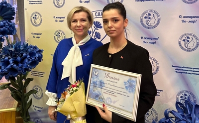 Студентка МИТСО в числе победителей городского этапа конкурса &laquo;Женщина года-2025&raquo;