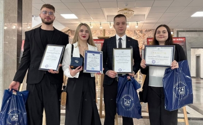 Торжественная церемония награждения лучших выпускников МИТСО в Федерации профсоюзов Беларуси