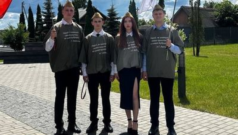 Акция &laquo;Пламя Победы&raquo; в Борках